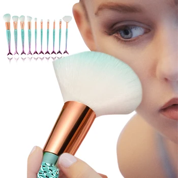 10Pcs Makeup Brushes Fish Contour Foundation Blush Powder Eyeshadow Blending Makeup Brush Set Cosmetic Tools
10Pcs Makeup Brushes Fish Contour Foundation Blush Powder Eyeshadow Blending Makeup Brush Set Cosmetic Tools