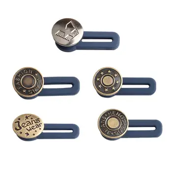 New 5pcs Free Sewing Buttons Adjustable Jeans Waist Button Metal Extended Buckle Pant Waistband Expander For Pant Jeans
New 5pcs Free Sewing Buttons Adjustable Jeans Waist Button Metal Extended Buckle Pant Waistband Expander For Pant Jeans