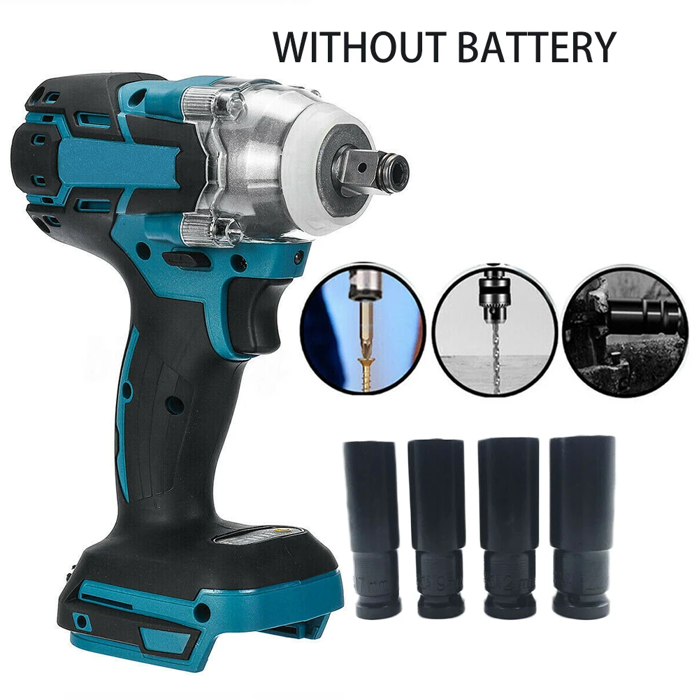 Cordless Electric Impact Wrench Sockets Kit Brushless Impact Torque For Makita Battery Electric Wrench Power Drilling Tools
Cordless Electric Impact Wrench Sockets Kit Brushless Impact Torque For Makita Battery Electric Wrench Power Drilling Tools