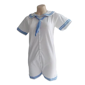 1 Pcs ABDL Onesie Adult Bodysuit Blue White Sailor Bodysuit Baby Romper For Adult Baby Girl For Baby Boy
1 Pcs ABDL Onesie Adult Bodysuit Blue White Sailor Bodysuit Baby Romper For Adult Baby Girl For Baby Boy