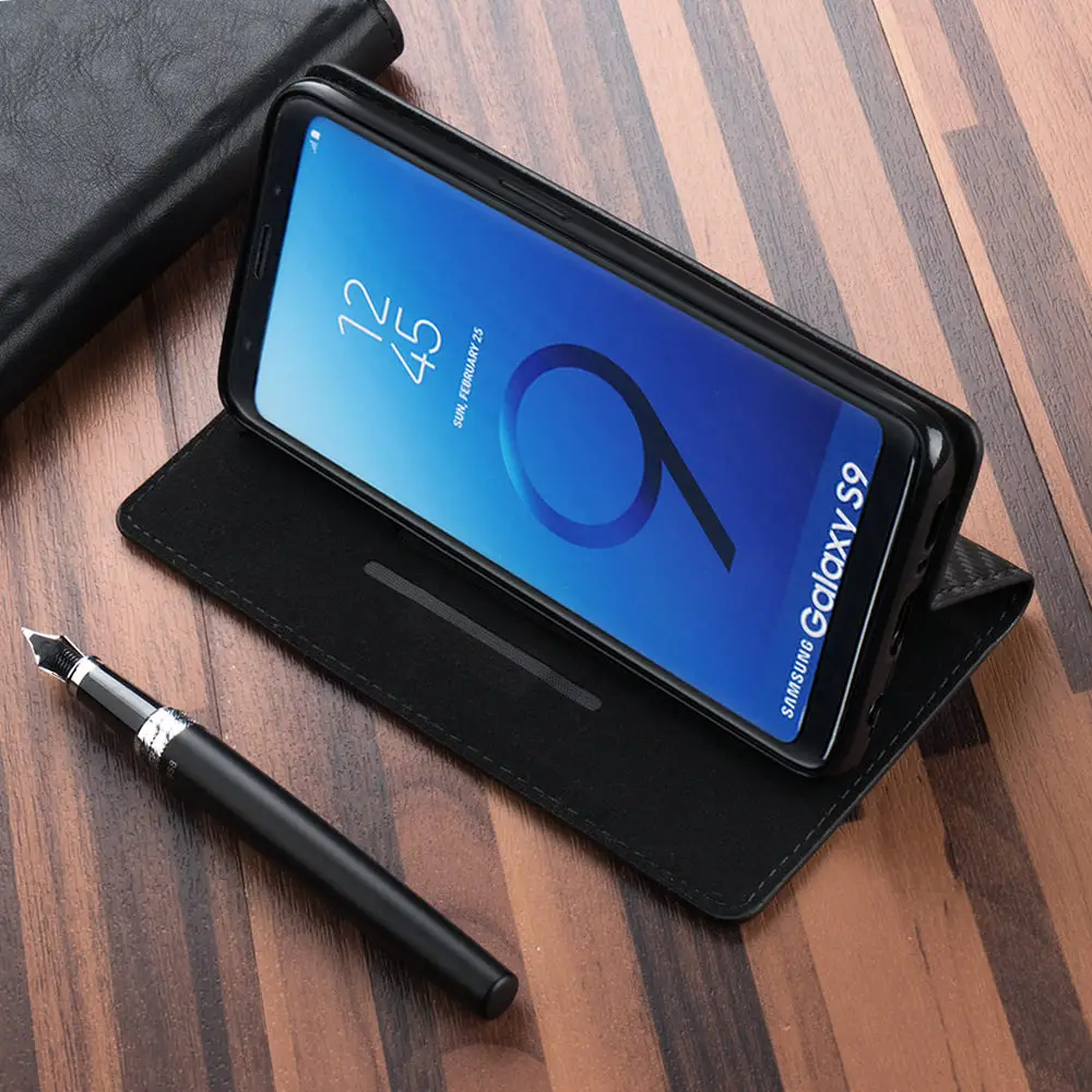 Стильный Магнитный Флип бумажник чехол для Samsung Galaxy S20 Ultra S5 NEO S6 S7 edge из
