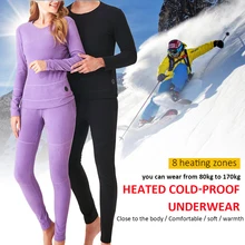 Unisex Heated Underwear Elastic USB Thermal Underwear with 3-Level Temperature Control Heating Top Pant for Men Women
Unisex Heated Underwear Elastic USB Thermal Underwear with 3-Level Temperature Control Heating Top Pant for Men Women