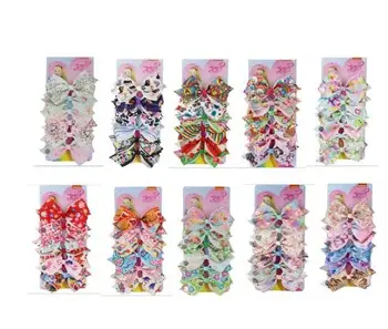 HOT 36pcs/lot 4.5" hair bow Clip Print elf Unicorn Rainbow Scale Bowknot With Clips For Girls Hair Accessories Hairpins Barrette
HOT 36pcs/lot 4.5" hair bow Clip Print elf Unicorn Rainbow Scale Bowknot With Clips For Girls Hair Accessories Hairpins Barrette