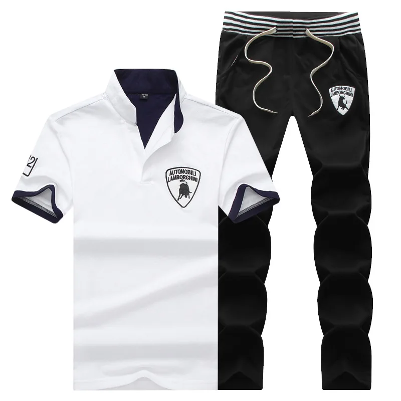 2018 Summer Short Sleeve T-shirt + Trousers Men Slim Fit Trousers Set a Set of Clothes
2018 Summer Short Sleeve T-shirt + Trousers Men Slim Fit Trousers Set a Set of Clothes
