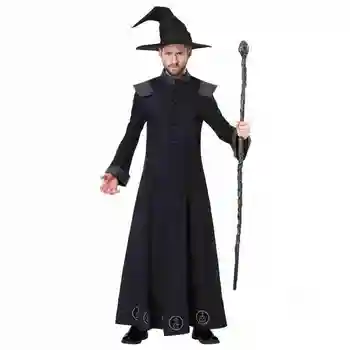 adult Magician Costume Cloak Manteau Topcoat Cosplay Costumes Pentagram Capes Robes Hat Beanies Cloak for men halloween Holiday
adult Magician Costume Cloak Manteau Topcoat Cosplay Costumes Pentagram Capes Robes Hat Beanies Cloak for men halloween Holiday