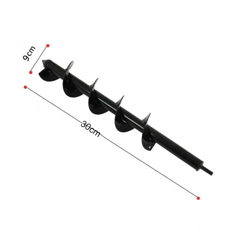 Seedling Drill Bit Black Non-slip Ground Soil 2pcs Spiral Tools Hole Earth auger
Seedling Drill Bit Black Non-slip Ground Soil 2pcs Spiral Tools Hole Earth auger