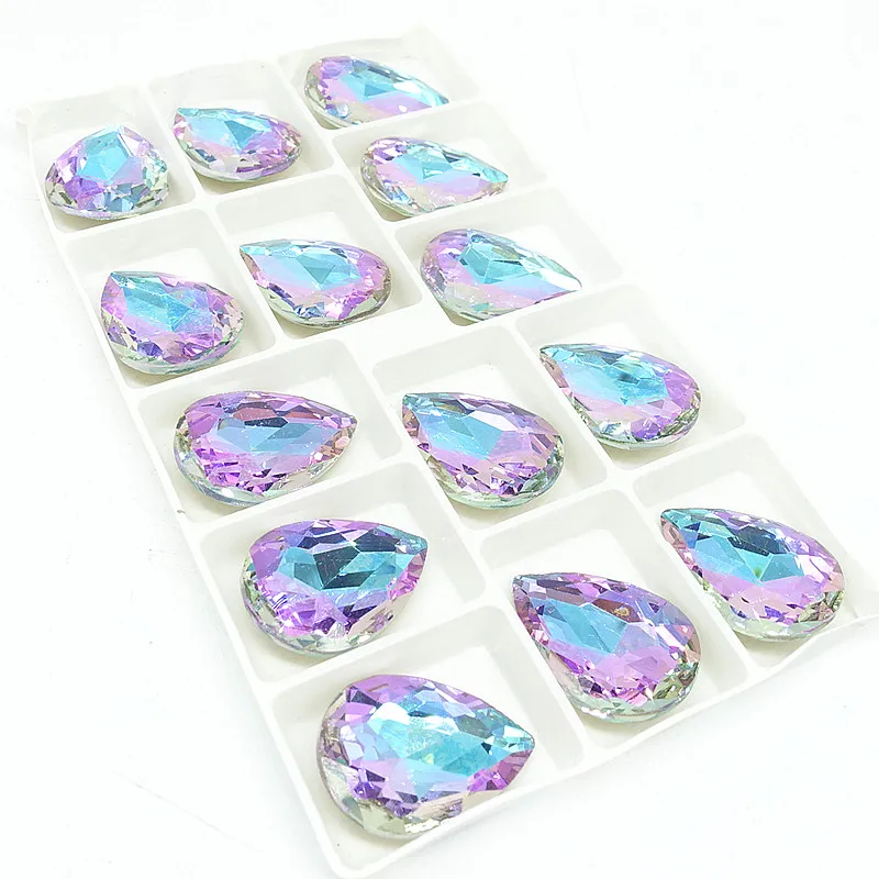 Wholesale new Color Crystal Glass rhinestones teardrop Faceted beads 7x10/10x14/13x18/18x25mm
Wholesale new Color Crystal Glass rhinestones teardrop Faceted beads 7x10/10x14/13x18/18x25mm