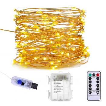 8 Modes Fairy Lights Battery Operated 100Led String Light Remote Control LED Glisten String Lights Firefly Lamps Decorative Lamp
8 Modes Fairy Lights Battery Operated 100Led String Light Remote Control LED Glisten String Lights Firefly Lamps Decorative Lamp