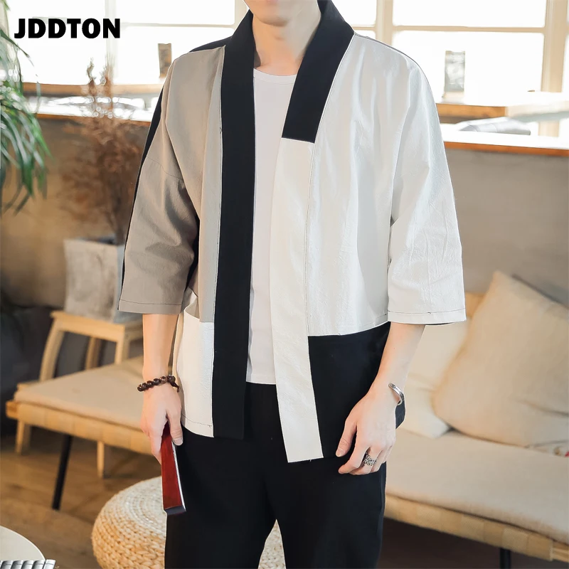 JDDTON Spring Men's Linen Splice Kimono Fashion Loose Long Cardigan Outerwear Vintage Coats Male Jackets Casual Overcoat JE079
JDDTON Spring Men's Linen Splice Kimono Fashion Loose Long Cardigan Outerwear Vintage Coats Male Jackets Casual Overcoat JE079