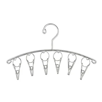 Multi Function Practical Stainless Steel 20/6 Clip Hanging Socks Bra Drying Rack For Home Storage New
Multi Function Practical Stainless Steel 20/6 Clip Hanging Socks Bra Drying Rack For Home Storage New