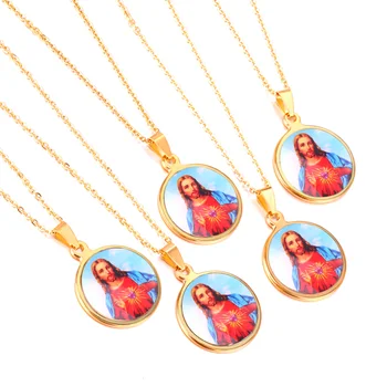 LUXUKISSKIDS 5pcs/lot Religion Pendant Necklace for Women/Men Gold Color Jewelry Wholesale Colar Cross Trendy Necklaces
LUXUKISSKIDS 5pcs/lot Religion Pendant Necklace for Women/Men Gold Color Jewelry Wholesale Colar Cross Trendy Necklaces