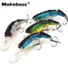 Lures Multi-Jointed Swimbait Shallow Running Hardbaits Fishing Wobblers Artificial Tackle for Trout etc three links Lure luya
Lures Multi-Jointed Swimbait Shallow Running Hardbaits Fishing Wobblers Artificial Tackle for Trout etc three links Lure luya