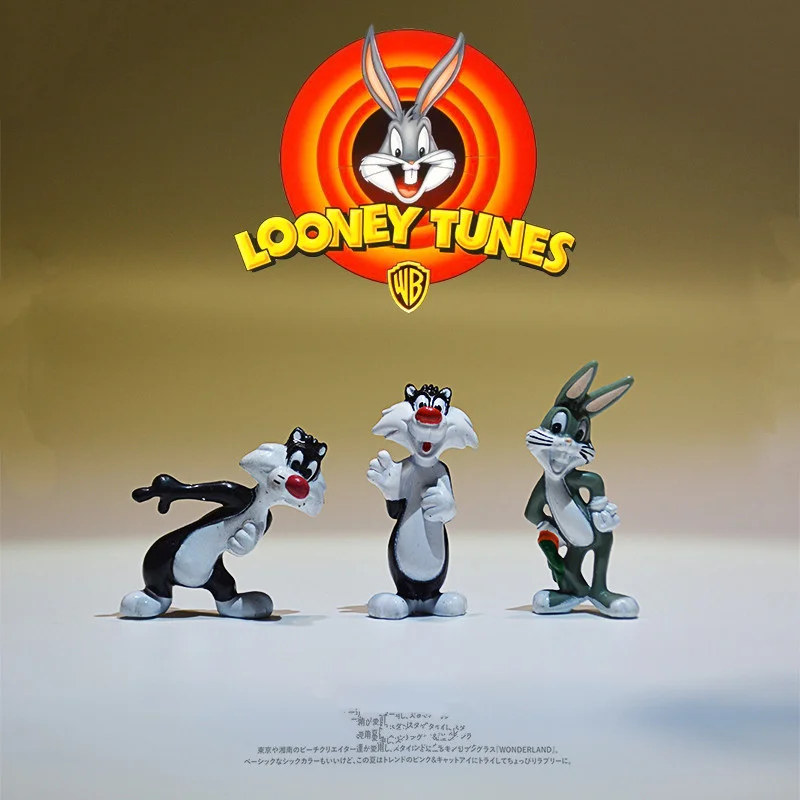 48piece/lot 3cm Anime Catoon Looney Tunes cute rabbit and Sylvester cat Cartoon figure toys collection decoration toys
48piece/lot 3cm Anime Catoon Looney Tunes cute rabbit and Sylvester cat Cartoon figure toys collection decoration toys