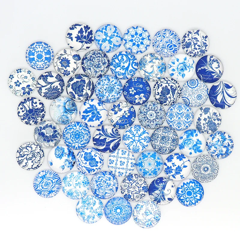 Cabochons Round Mosaic Tiles Stone Package Blue and White Glass Marbles for Diy Craft Jewelry Keychain Making Supplies Tool 12mm
Cabochons Round Mosaic Tiles Stone Package Blue and White Glass Marbles for Diy Craft Jewelry Keychain Making Supplies Tool 12mm