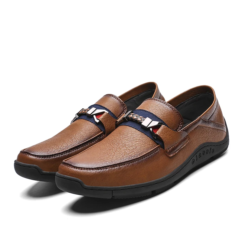 Leather Mens Loafers Men Leather Moccasins Fashion Handmade Sewing Slip On Casual Boat Shoes Classical Homme
Leather Mens Loafers Men Leather Moccasins Fashion Handmade Sewing Slip On Casual Boat Shoes Classical Homme