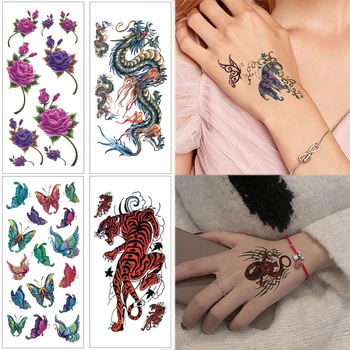 25 designs Temporary tattoo stickers Dragon wolf scorpion Waterproof fake tattoos flower Hand leg body tattoo sticker
25 designs Temporary tattoo stickers Dragon wolf scorpion Waterproof fake tattoos flower Hand leg body tattoo sticker