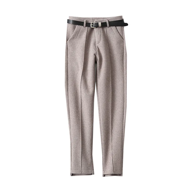 One's Retro xi ge wen High-waisted Slimming Belt Thick Woolen Skinny Pants Harem Pants Entity
One's Retro xi ge wen High-waisted Slimming Belt Thick Woolen Skinny Pants Harem Pants Entity