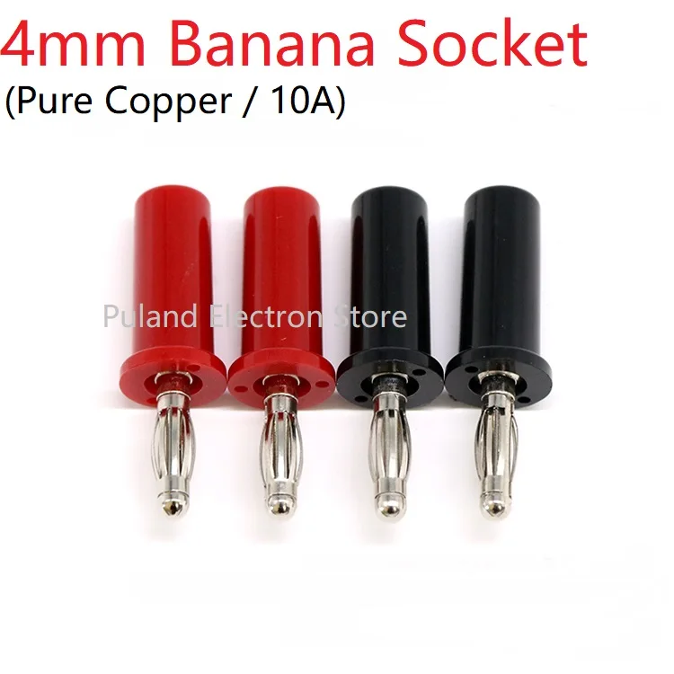 5pcs 4mm Pure Copper Wire Binding Post Banana Socket Plug Head Fixed Terminal Panel Mount Adapter Insulated Connector Splice 10A
5pcs 4mm Pure Copper Wire Binding Post Banana Socket Plug Head Fixed Terminal Panel Mount Adapter Insulated Connector Splice 10A