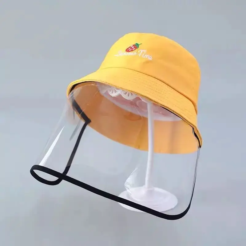 Spring 1-6 Years Baby Girl Boy Bucket Hat Protective Full Face Cover Kids Hats Dustproof Sun Hat Cap With Clear Facial Mask
Spring 1-6 Years Baby Girl Boy Bucket Hat Protective Full Face Cover Kids Hats Dustproof Sun Hat Cap With Clear Facial Mask