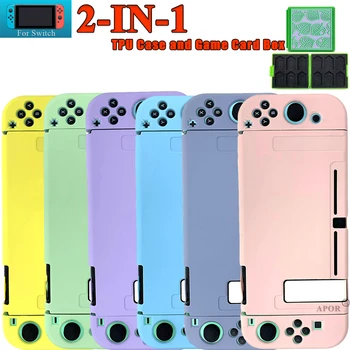 2 in 1 Protective Case Cover Frame Soft TPU Shell for Nintend Switch Console Handle Grip with Green Game Card Box Dropshipping
2 in 1 Protective Case Cover Frame Soft TPU Shell for Nintend Switch Console Handle Grip with Green Game Card Box Dropshipping