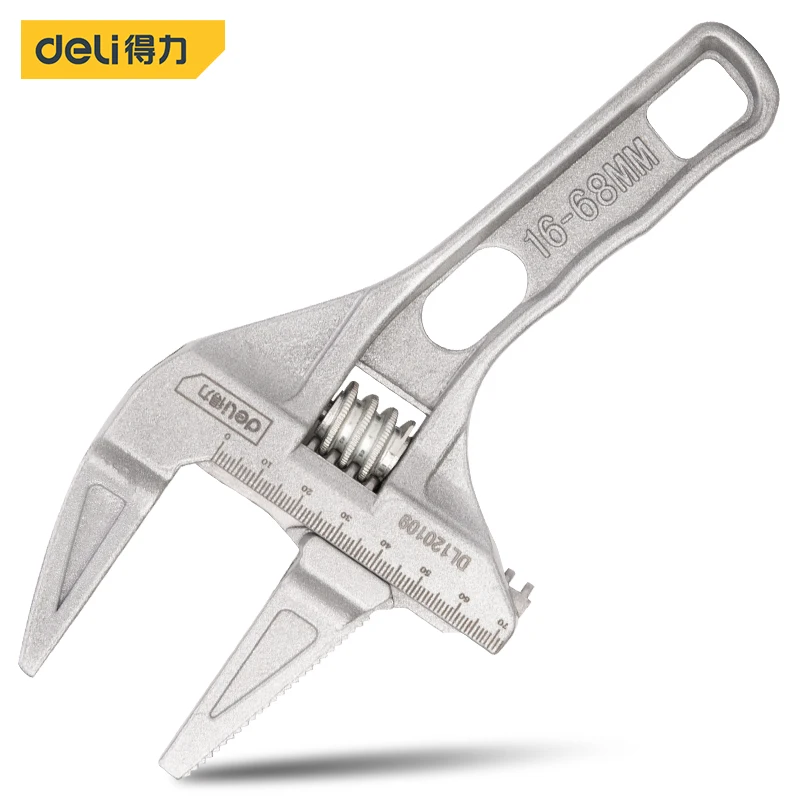 Deli Adjustable Bathroom Wrench Multifunctional Repair Spanner Nut Wrench Short Shank Large Openings Household Repair Tools
Deli Adjustable Bathroom Wrench Multifunctional Repair Spanner Nut Wrench Short Shank Large Openings Household Repair Tools