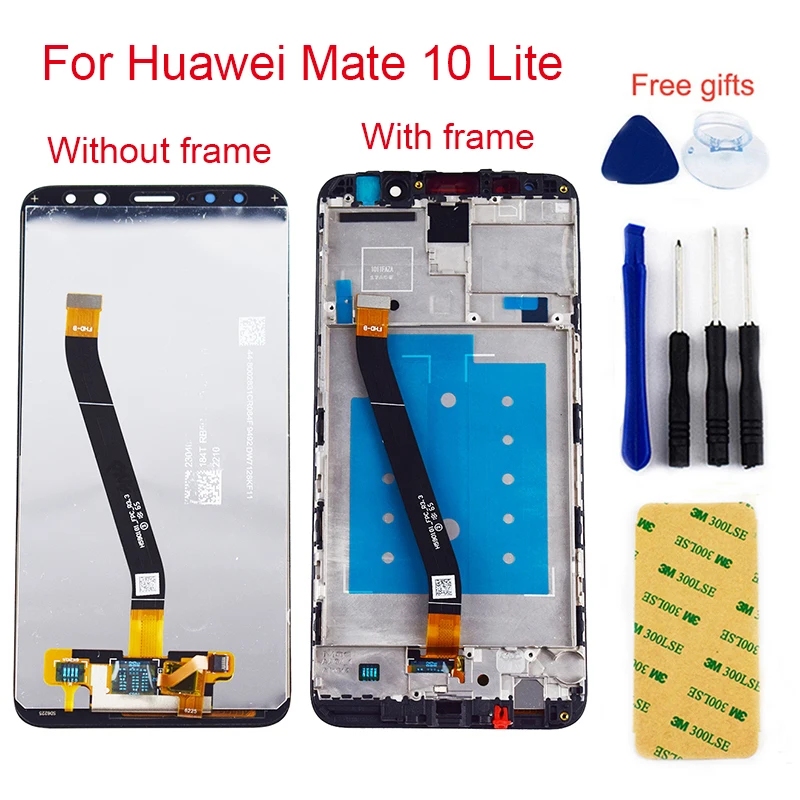 LCD For Huawei Mate 10 Lite LCD Display Nova 2i RNE-L21 And 5.9 Inch Touch Screen Digitizer Sensor Panel Assembly With Frame
LCD For Huawei Mate 10 Lite LCD Display Nova 2i RNE-L21 And 5.9 Inch Touch Screen Digitizer Sensor Panel Assembly With Frame