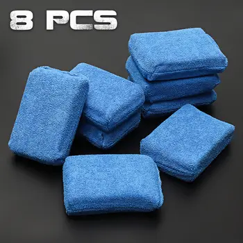 Blue Sponge Pads Microfiber Wash Cleaning Applicator Polishing 120*80*40mm Absorbent Smooth 8pcs Durable Useful
Blue Sponge Pads Microfiber Wash Cleaning Applicator Polishing 120*80*40mm Absorbent Smooth 8pcs Durable Useful