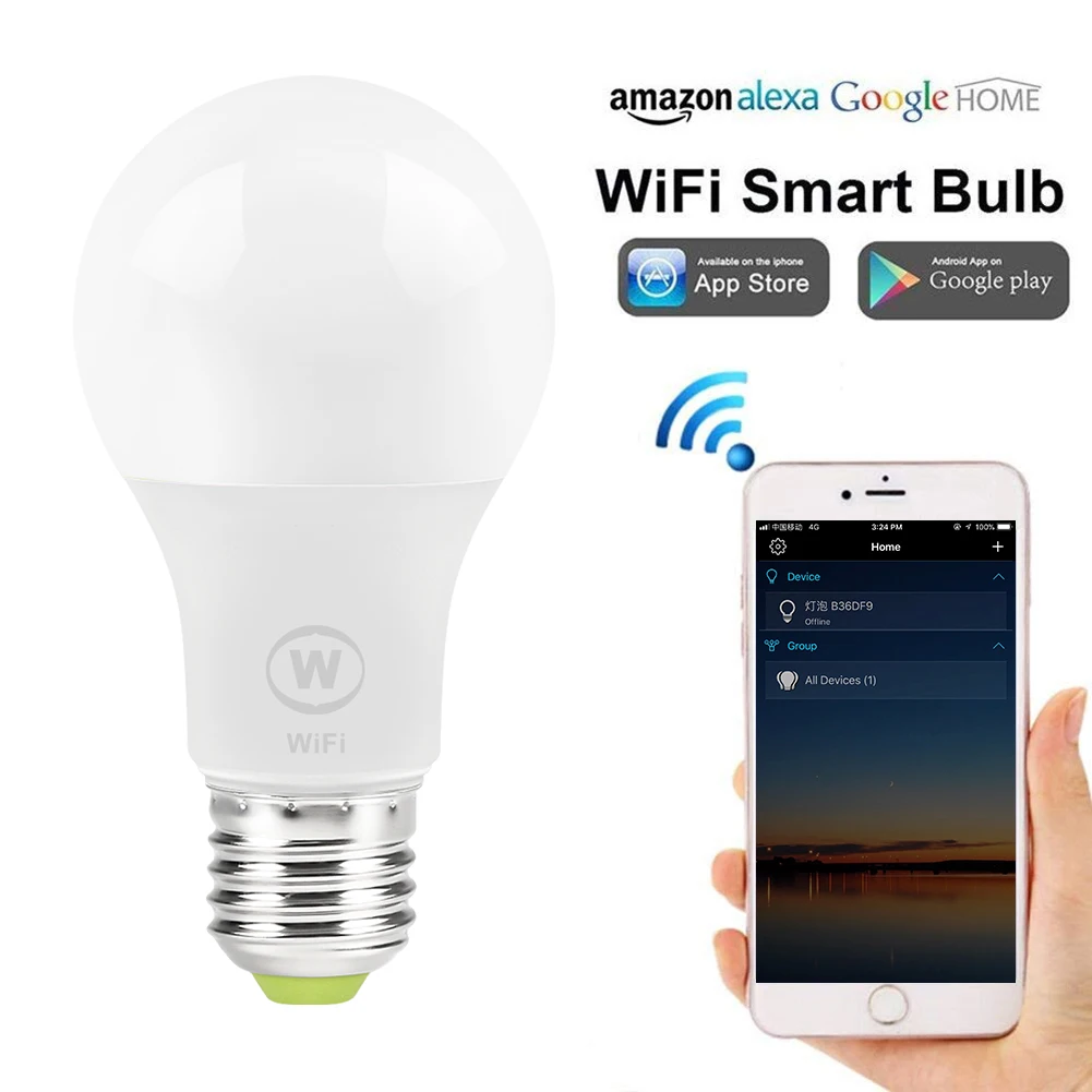 1Pc Home WiFi Smart LED Light Bulbs 6.5W Lower Consumption Wake-Up Walking Light Compatible with Alexa and Google Assistant Bulb
1Pc Home WiFi Smart LED Light Bulbs 6.5W Lower Consumption Wake-Up Walking Light Compatible with Alexa and Google Assistant Bulb
