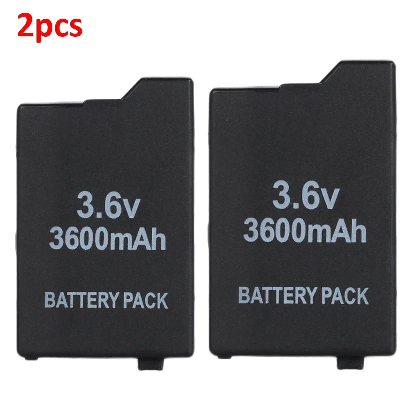 2pcs 3.6V 3600mAh Rechargeable Li-ion Battery Pack for Sony PSP2000 PSP3000 PSP 2000 3000 Console Gamepad Replacement Batteries
2pcs 3.6V 3600mAh Rechargeable Li-ion Battery Pack for Sony PSP2000 PSP3000 PSP 2000 3000 Console Gamepad Replacement Batteries