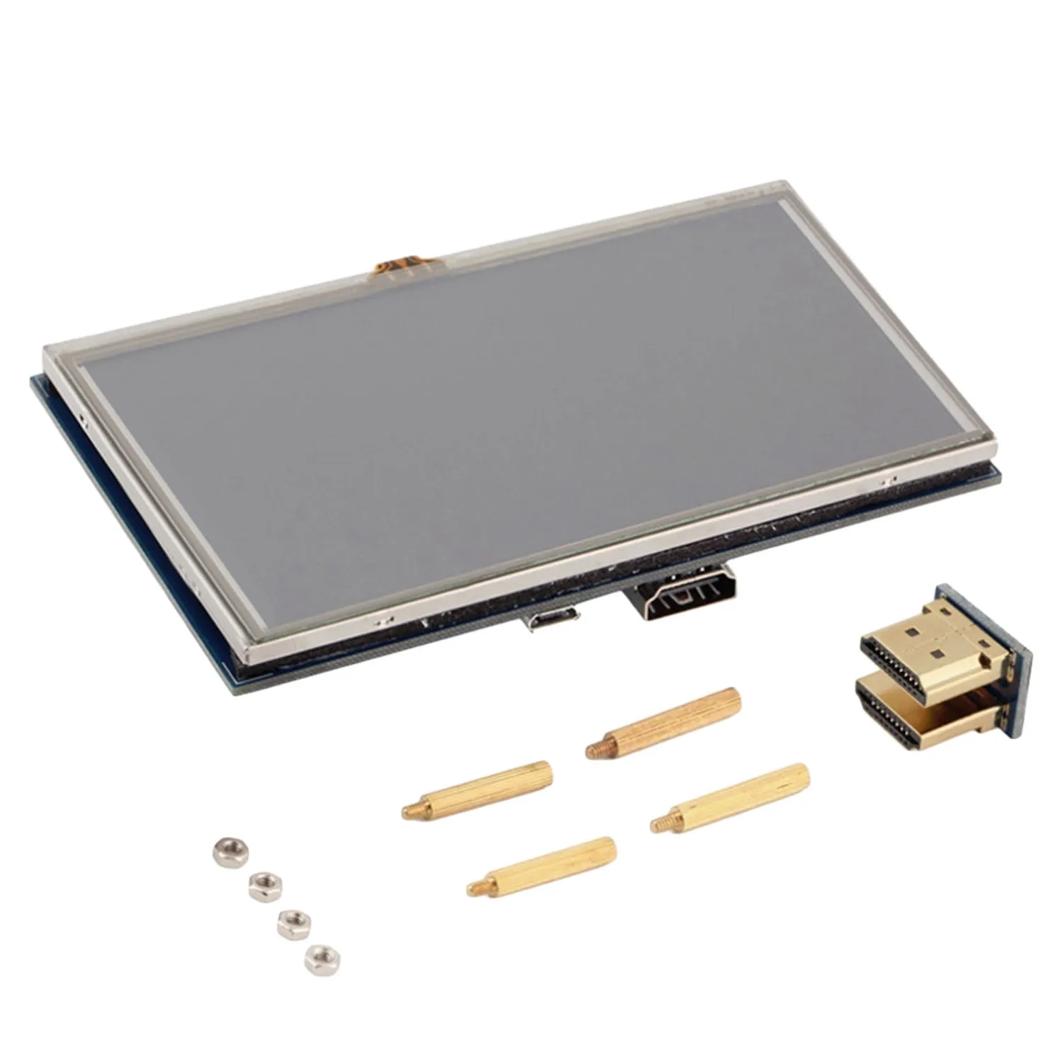 VONETS 5 inch 800x480 Resistive Display Touch Screen with CD HDNI Connector Screw Accessories for Raspberry Pi 3 2 Model
VONETS 5 inch 800x480 Resistive Display Touch Screen with CD HDNI Connector Screw Accessories for Raspberry Pi 3 2 Model