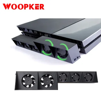 For PS4 Console Cooler Fan USB External 5-Fan Super Turbo Temperature Control For Playstation 4 Console PS4 Cooler
For PS4 Console Cooler Fan USB External 5-Fan Super Turbo Temperature Control For Playstation 4 Console PS4 Cooler