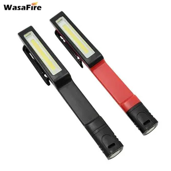 Mini COB Led Working Lamp Pocket Flashlight Magnetic Penlight Pen Clip Hand Torch for Camping Car Repairing Use AAA Battery 
Mini COB Led Working Lamp Pocket Flashlight Magnetic Penlight Pen Clip Hand Torch for Camping Car Repairing Use AAA Battery