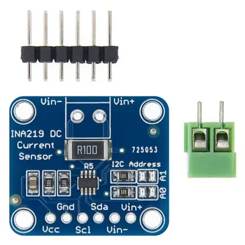 Ina219 I2C Interface Zero Drift Bidirectional Current/Power Monitoring Sensor Module Small Size High Precision
Ina219 I2C Interface Zero Drift Bidirectional Current/Power Monitoring Sensor Module Small Size High Precision