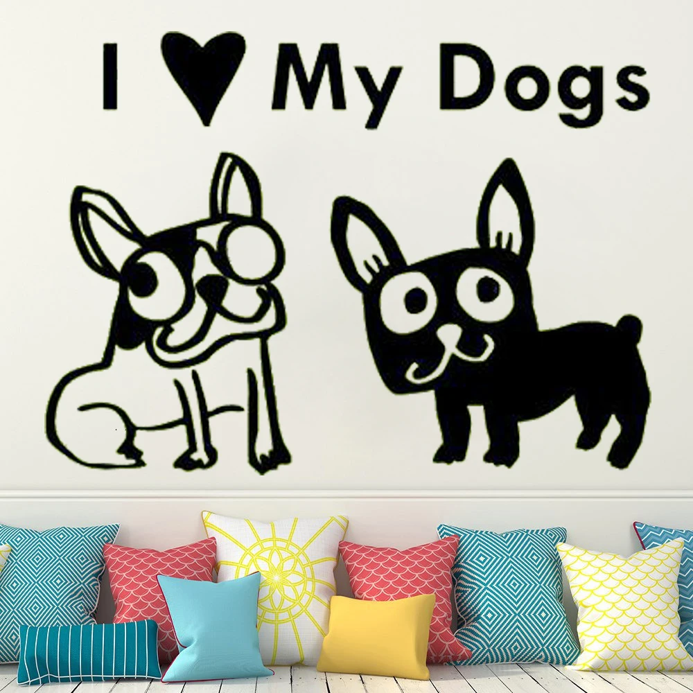 ILOVE My Dogs Wall sticker for Dogs Animals anime wall decal Pet shop Wolf Wall Tattoo Wolves Wall Decals home decor HQ070
ILOVE My Dogs Wall sticker for Dogs Animals anime wall decal Pet shop Wolf Wall Tattoo Wolves Wall Decals home decor HQ070