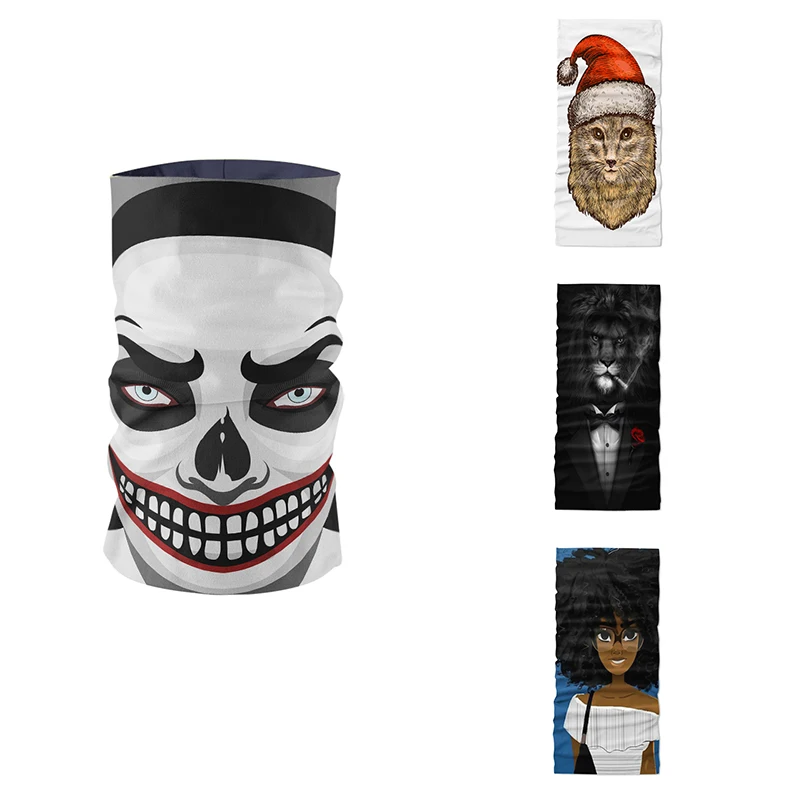 Creative Character Animal Pattern Anime Summer Women Scarf Hip Hop Mask Headdress Magic Cycing Dustproof Neck Gaiter Headscarf
Creative Character Animal Pattern Anime Summer Women Scarf Hip Hop Mask Headdress Magic Cycing Dustproof Neck Gaiter Headscarf