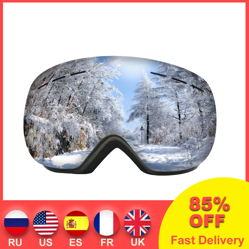 New Winter Windproof Ski Goggles Snowboard Eye Protection Glasses Skiing Glasses With Double Layers UV Anti-Fog For Men Women
New Winter Windproof Ski Goggles Snowboard Eye Protection Glasses Skiing Glasses With Double Layers UV Anti-Fog For Men Women