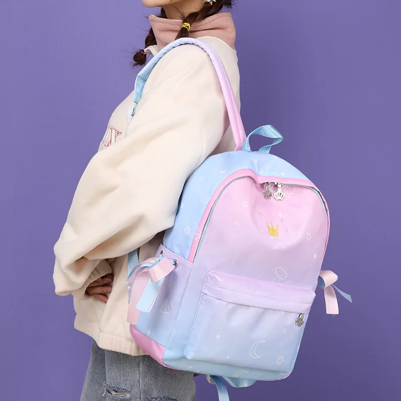 Starry sky backpack female college style campus high school junior high school student schoolbag girls leisure travel backpack
Starry sky backpack female college style campus high school junior high school student schoolbag girls leisure travel backpack