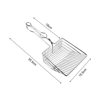 Pet Cat Litter Shovel Stainless Steel Hollow Durable Pet Toilet Cleaning Shovel Cat Litter Pet Cleaning Special Cat Litter Cat L 
Pet Cat Litter Shovel Stainless Steel Hollow Durable Pet Toilet Cleaning Shovel Cat Litter Pet Cleaning Special Cat Litter Cat L