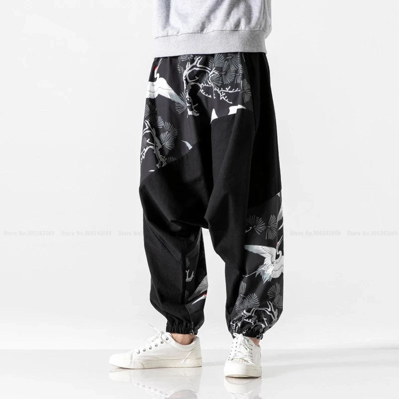 Fashion Men Wide Leg Harem Pants Chinese Style Print Kung Fu Tai Chi Bottoms Japanese Harajuku Asian Clothes Casual Trousers
Fashion Men Wide Leg Harem Pants Chinese Style Print Kung Fu Tai Chi Bottoms Japanese Harajuku Asian Clothes Casual Trousers