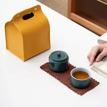 Light Travel One Pot One Cup Light Luxury Single Mini Teapot Portable Quick Coffee Cup Set Chinese Kung Fu Travel Tea Set Gift
Light Travel One Pot One Cup Light Luxury Single Mini Teapot Portable Quick Coffee Cup Set Chinese Kung Fu Travel Tea Set Gift