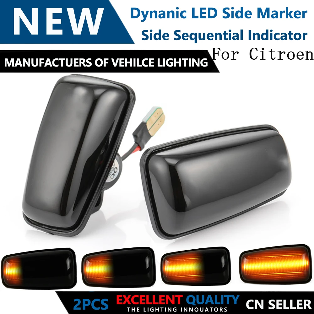 2pcs Dynamic LED Side Marker Light Turn signal Side light for Citroen Berlingo Jumpy Saxo Xantia Xsara Xm ZX Dispatch Estate Box
2pcs Dynamic LED Side Marker Light Turn signal Side light for Citroen Berlingo Jumpy Saxo Xantia Xsara Xm ZX Dispatch Estate Box