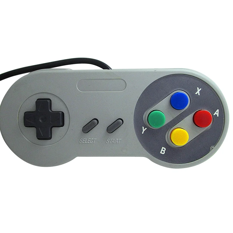 

Super 16 Bit Game Controller ABS Gamepad for Super Nintend SNES System Console Control Pad Gamepads
