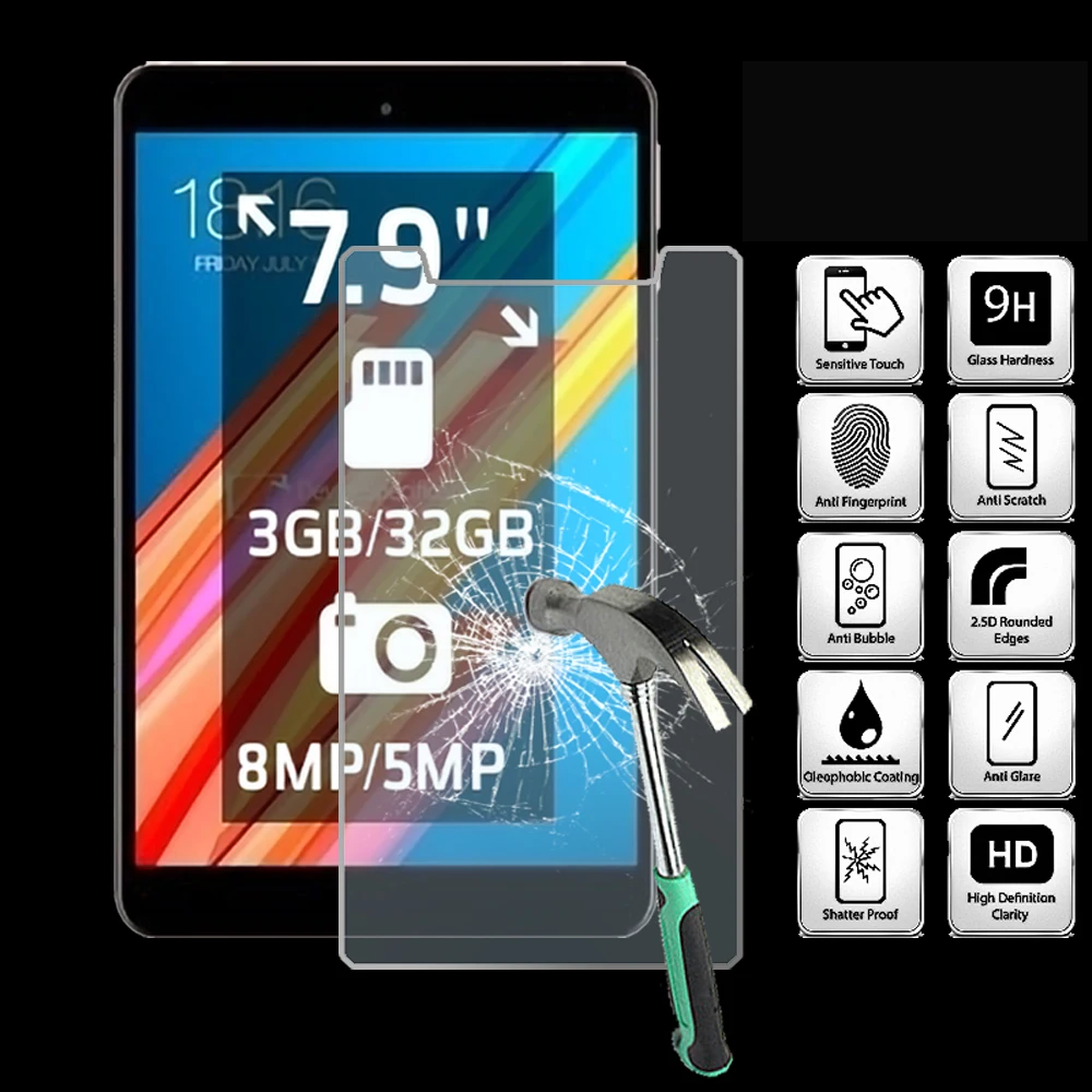 For Teclast M89 - Tablet Tempered Glass Screen Protector Cover Anti Fingerprint High Quality Screen Film
For Teclast M89 - Tablet Tempered Glass Screen Protector Cover Anti Fingerprint High Quality Screen Film