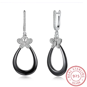 INALIS 925 sterling silver wedding women's hanging diamond crystal butterfly Drop earrings pendants jewelry for women for a girl
INALIS 925 sterling silver wedding women's hanging diamond crystal butterfly Drop earrings pendants jewelry for women for a girl