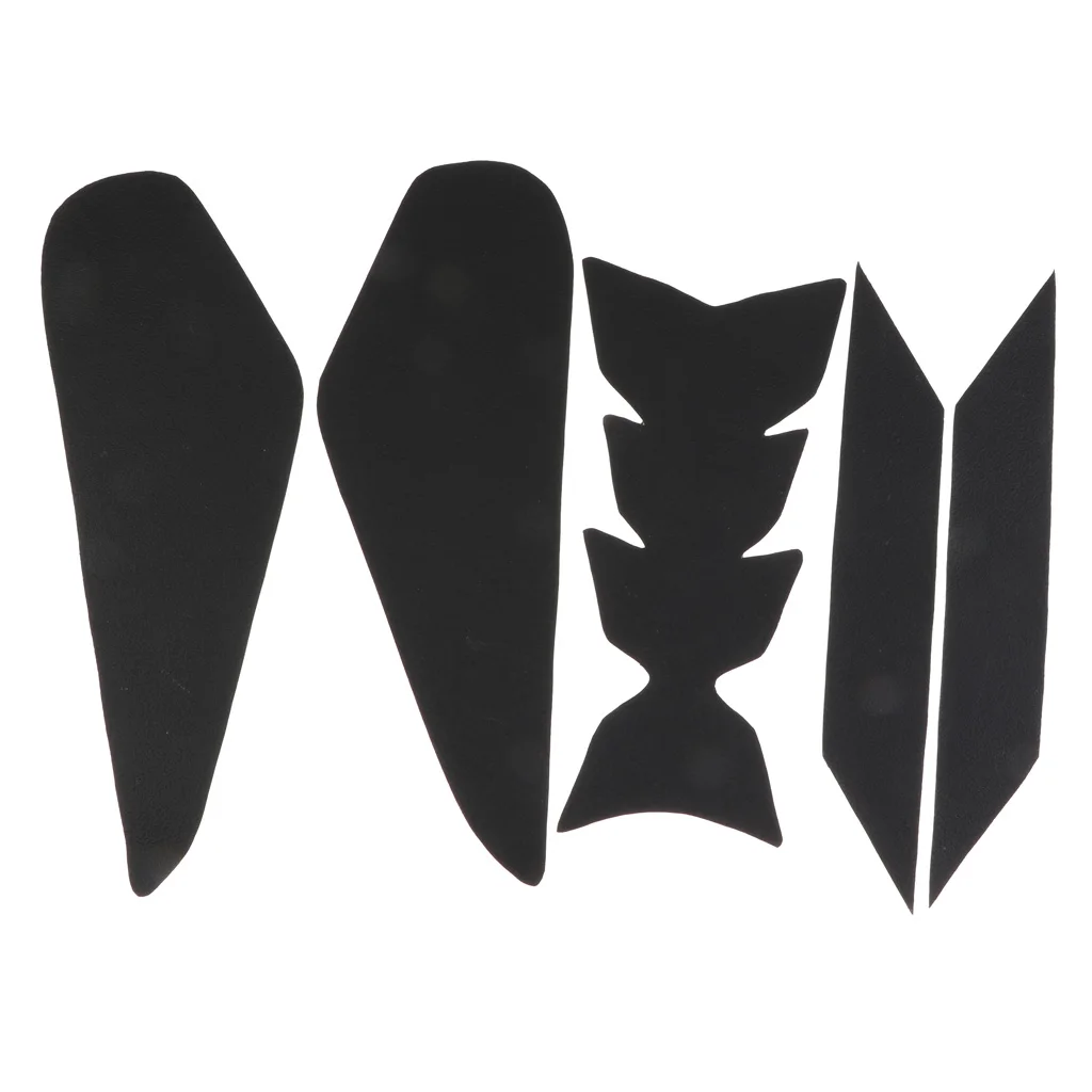 5 Pcs Motorcycle Rubber Fuel Oil Gas Tank Traction Pad Protector for Kawasaki Ninja 400 2018 2019 - Black 5 Pcs Motorcycle Rubber Fuel Oil Gas Tank Traction Pad Protector for Kawasaki Ninja 400 2018 2019 - Black