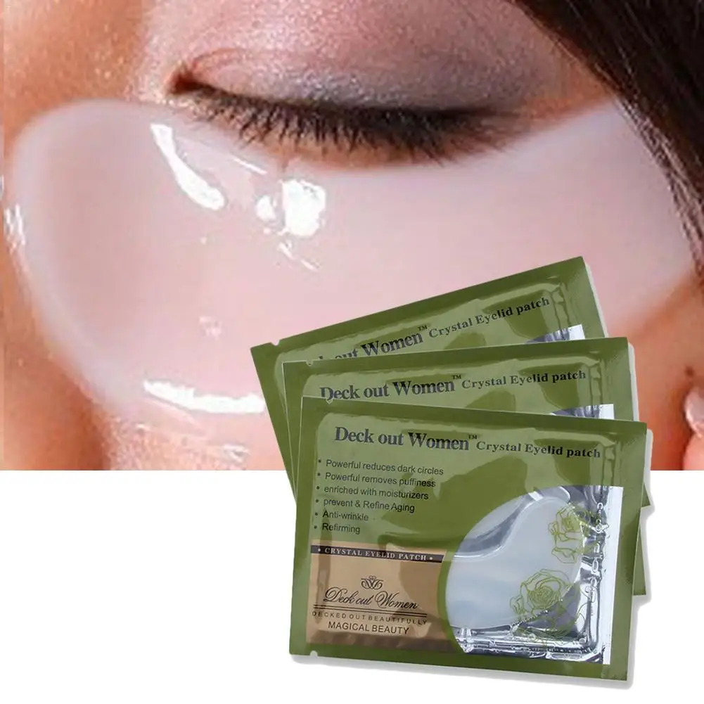 10 PCS Crystal Collagen Moisturizing Eye Mask Eyelid Patch Dark Circles Fine Line Minimizing Eye Bags Removing
10 PCS Crystal Collagen Moisturizing Eye Mask Eyelid Patch Dark Circles Fine Line Minimizing Eye Bags Removing