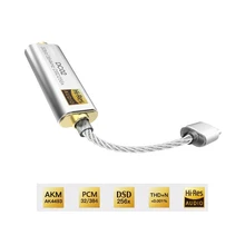 Adaptador de amplificador de auscultadores para ibasso dc01 dc02 usb dac para android pc ipad 2.5mm 3.5mm de alta fidelidade contrata cabo adaptador tipo-c(China)