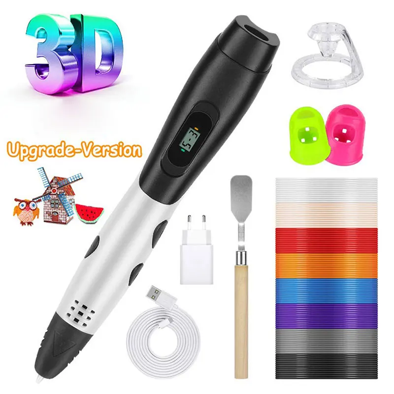RUYAGE 3D Pen PLA Filament Printing Pen Support ABS and PLA Kids Diy Drawing Pen With LCD Display
RUYAGE 3D Pen PLA Filament Printing Pen Support ABS and PLA Kids Diy Drawing Pen With LCD Display