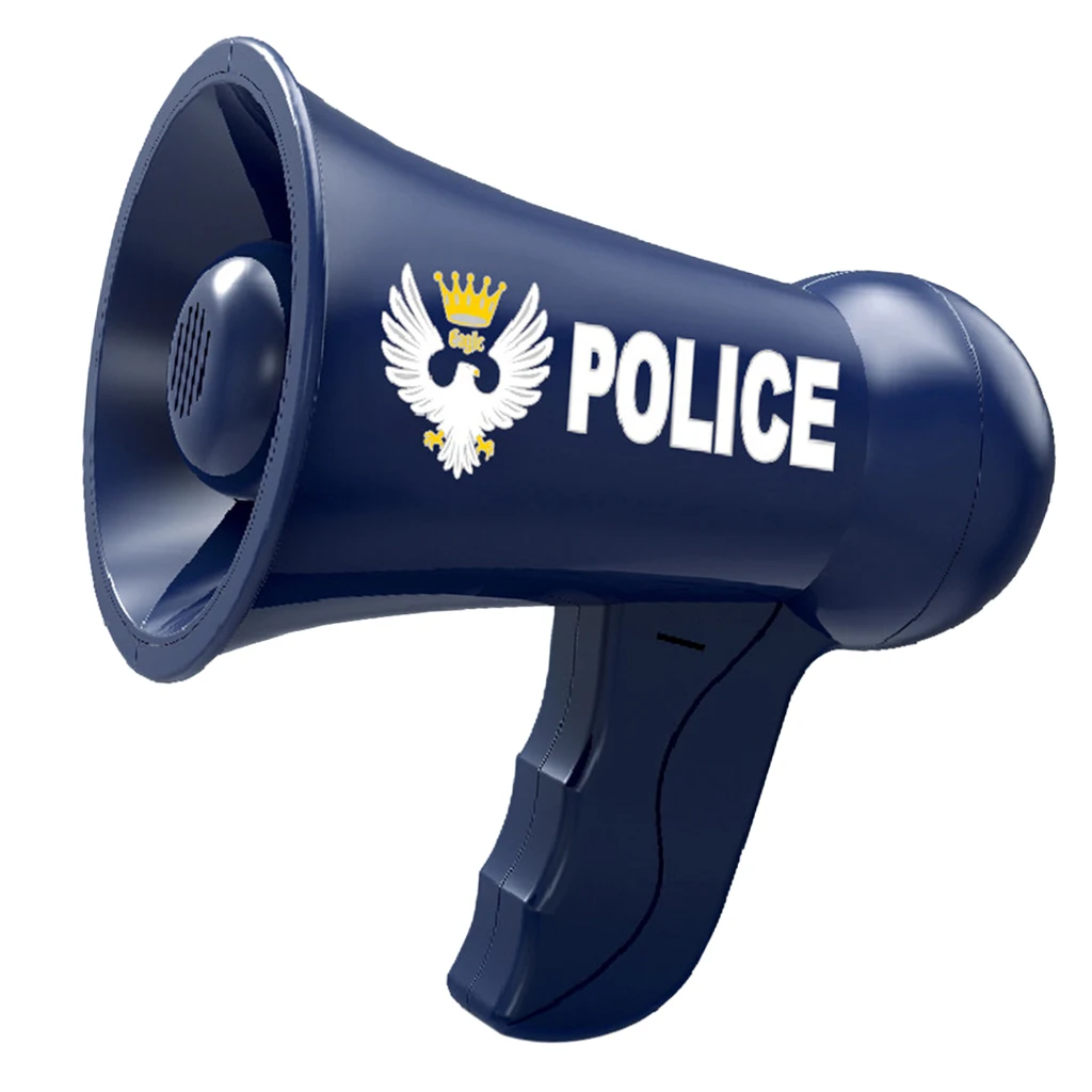 Pretend Play Police Fireman Megaphone With Siren Sound Loud Speaker Toys Pretend Play Police Fireman Megaphone With Siren Sound Loud Speaker Toys