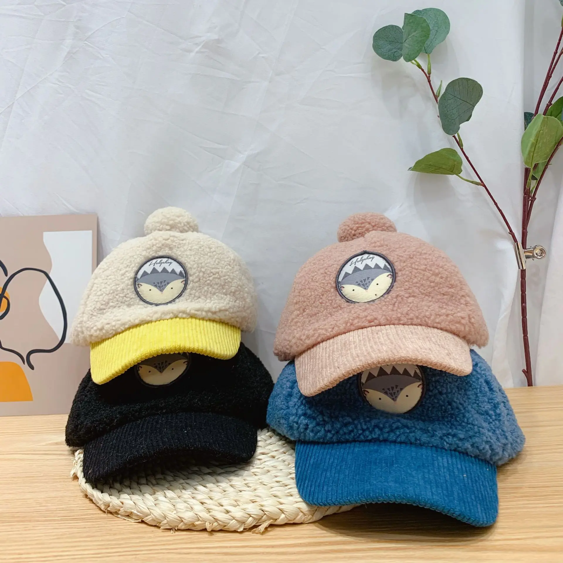Children Winter Warm Leisure Hat Cartoon Embroidered Fur Ball Baseball Cap for Baby Kids Lamb Wool Hat Toddler Boy Fleece Cap
Children Winter Warm Leisure Hat Cartoon Embroidered Fur Ball Baseball Cap for Baby Kids Lamb Wool Hat Toddler Boy Fleece Cap